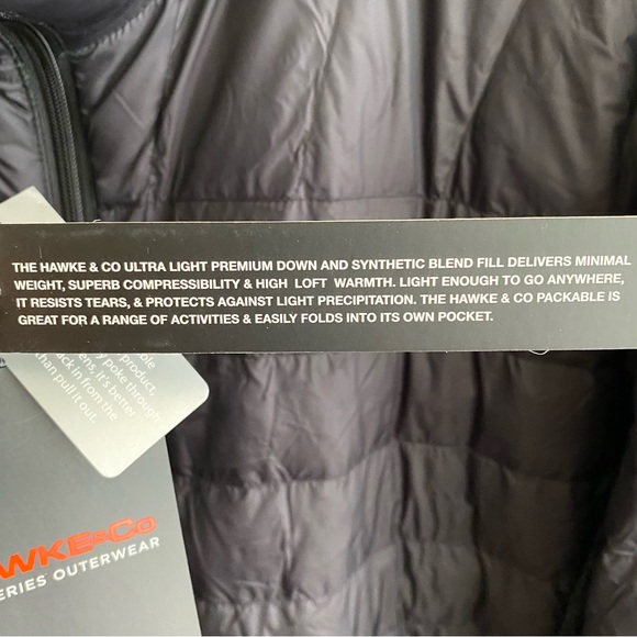 NWT Men’s Hawke & Co Sports Performance Pro Series Jacket - Picture 10 of 15